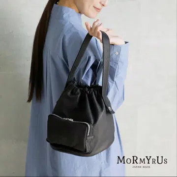 mormyrus 모르밀러스 가죽 지퍼 포켓 숄더백