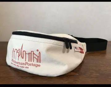Manhattan Portage 바디백 화이트 아이보리