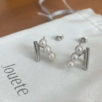 jouete 더블 귀걸이 펄