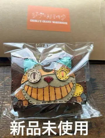 지브리 파크 한정 오쟈가 디자인 숏 월렛 고양이 버스 새상품