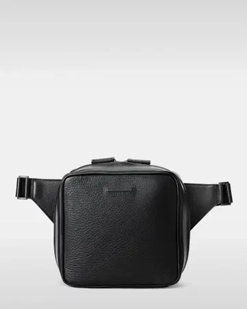 objects.io 블랙 가죽 카메라 백
