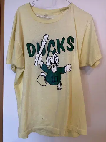 DUCKS 티셔츠 70년대 구제 의류(타임세일 예정)