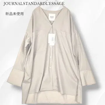 최근 새상품 저널 스탠다드 크레이지 패턴 무지 V넥 셔츠