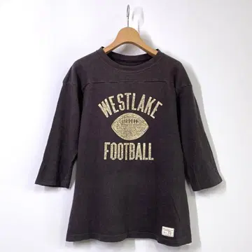 웨어하우스 Lot 4063 7분 소매 풋볼 티셔츠 36 블랙