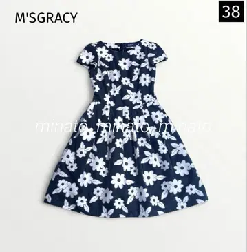 M'SGRACY 엠즈 그레이시 꽃무늬 자카드 원피스 38