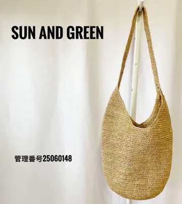 [새상품 미사용] SUN AND GREEN 숄더백 베이지