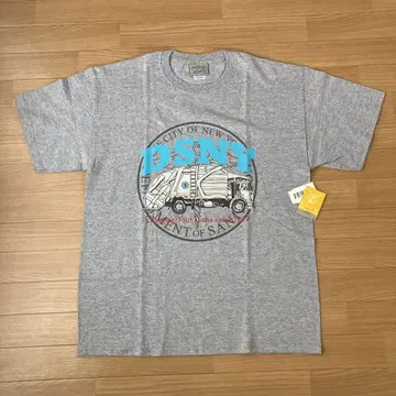 2005년 데드스탁 뉴욕 DSNY 쓰레기 수거차 티셔츠 L