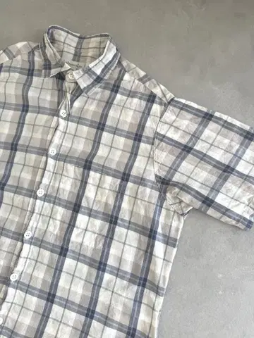 Steven Alan 셔츠 반팔 마드라스 체크 스티븐 앨런