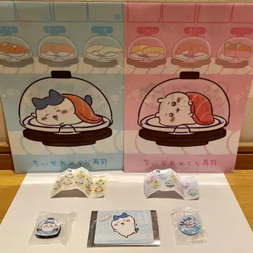 치이카와 쿠라스시 콜라보 비쿠라폰 하치와레 4개 + 치이카와 1개 세트