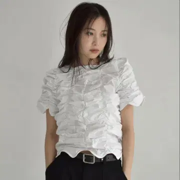 cizatto 셔링 콤팩트 블라우스