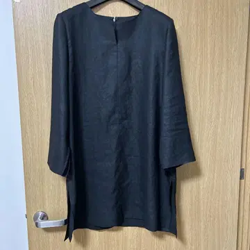 라.에프 블랙 5부 소매 튜닉