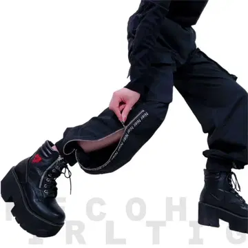 NieR 밑단 ZIPPER 경량 4 POCKET JOGGER PANTS