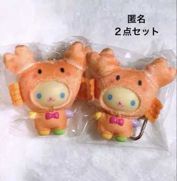 산리오 치비토모 미즈노 이키모노 우사하나 2종 세트