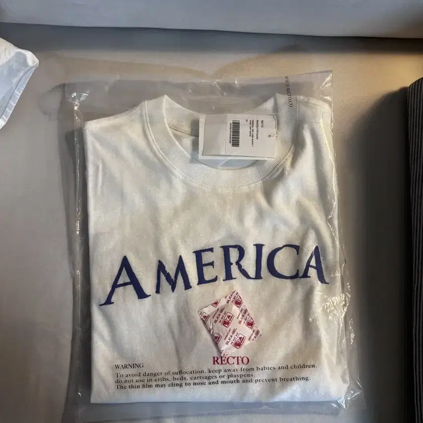 RECTO | 렉토 Recto 25ss America 1992 Linen Blend T-shirt M