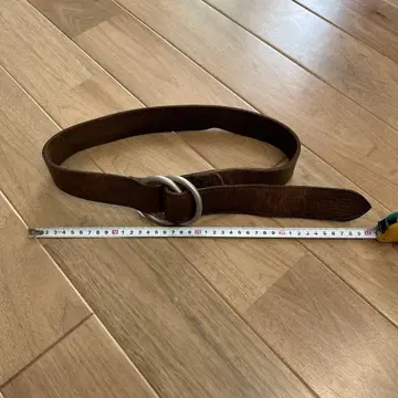 벨트, 가죽, 반지, 브라운