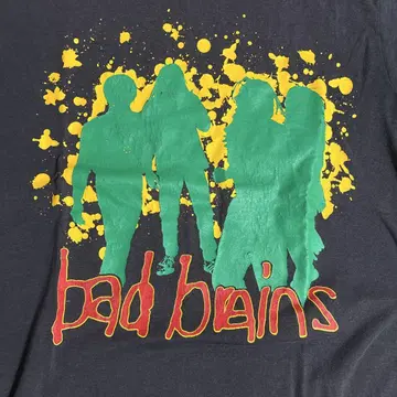 bad brains 티셔츠 89 투어 L 사이즈 다크 그레이