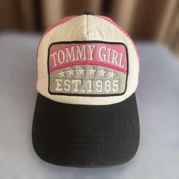 TOMMY GIRL 타미힐피거 캡 핑크/블랙
