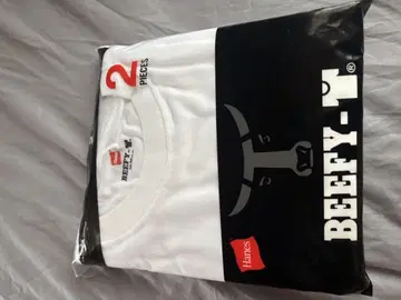 Hanes BEEFY-T 티셔츠 2장 세트 M 사이즈