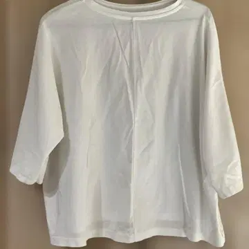 나카가와 마사시치 상점 강선 면 풀오버 7부 소매