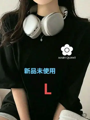 MARY QUANT 블랙 티셔츠 L