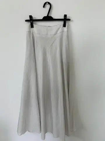새상품급 어반 리서치 로쏘 린넨 서큘러 스커트 아이보리 36