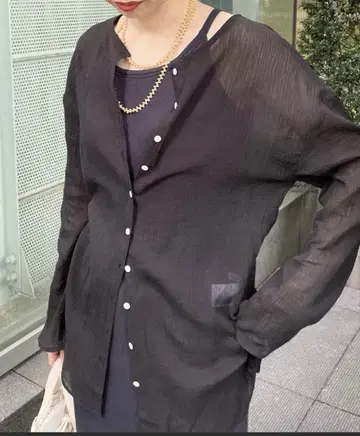 코튼 시어 양류 2WAY 상의 SHENERY