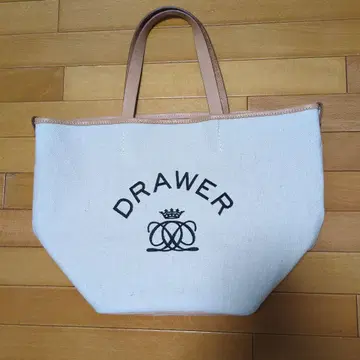DRAWER 로고 토트백