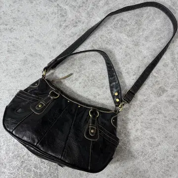 archive y2k leather shoulder bag 2way