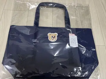 빅 사이즈 러브러리 바이 페이러 올드 테디 와펜 토트백 네이비