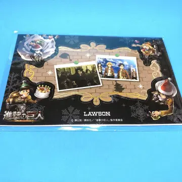 진격의 거인 로손 오리지널 사진 프레임 세트 크리스마스