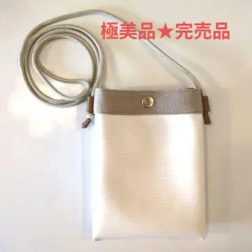 탑카피 리플 아이보리 베이지 사코슈 스마트폰 숄더백