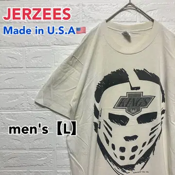 T593 [ 미국제 ] 빈티지 티셔츠 화이트 계열 men's [ L ]