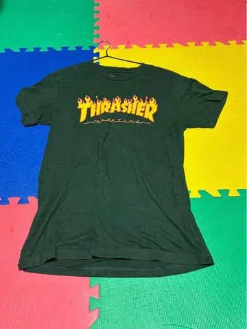 THRASHER 트레셔 티셔츠 반팔 M 사이즈 블랙
