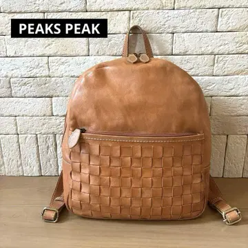 PEAKS PEAK 가죽 백팩 인트레차트