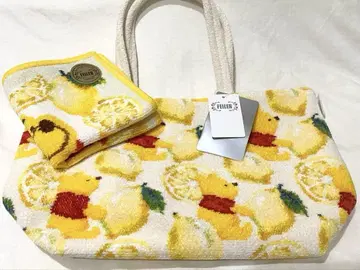 페이러 디즈니 토트백 손수건 푸우 FEILER