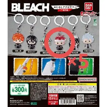 BLEACH 메지루시 액세서리 사신계 편 아사히 렌지 5개 세트