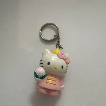 헬로키티 차이나 복숭아 차이나복 키링 k114
