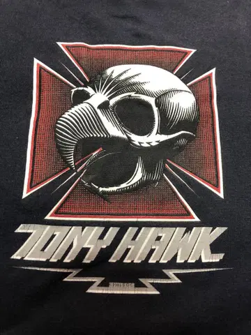 90s TONY HAWK 티셔츠 네이비 토니 호크 빈티지