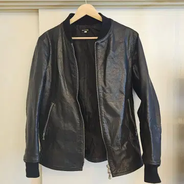 FREAK'S STORE 가죽 블루종 네이비 M 163-1535