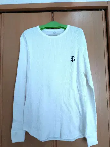 에가 채널 XL 화이트 긴팔 T셔츠