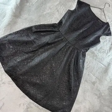 Clear Impression 슬리브리스 원피스 M 블랙 새상품급