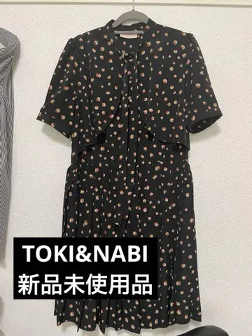 꽃무늬 반팔 미니 원피스