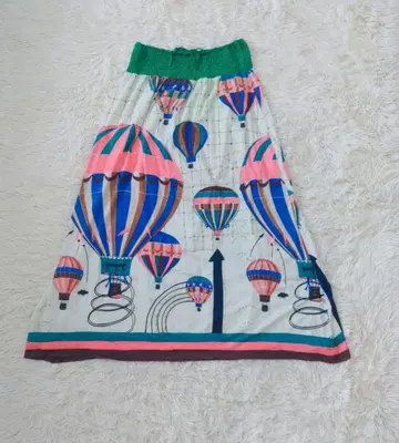 TSUMORI CHISATO 츠모리치사토 열기구 맥시 롱 스커트 올 패턴