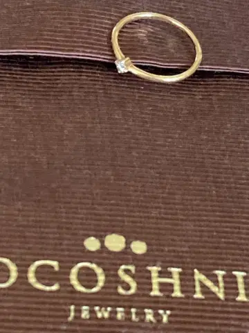 Coshnik 골드 다이아몬드 반지 새상품급 3호 케이스 포함