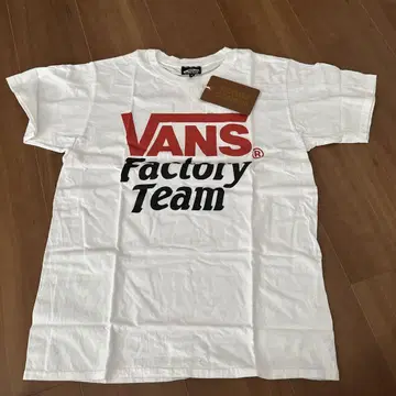 VANS Factory Team 티셔츠 M 화이트