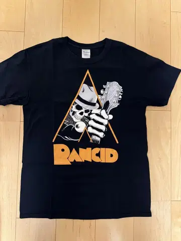 rancid 밴드 티셔츠 시계 오렌지 M 사이즈