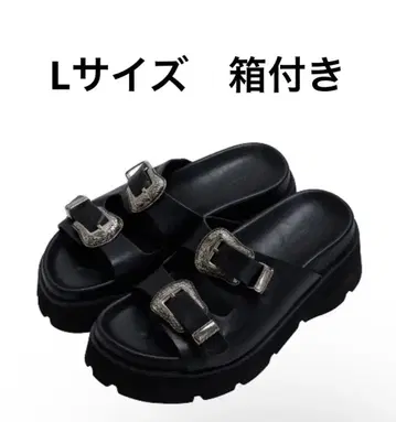 아메리 빈티지 메디 웨스턴 버클 샌들