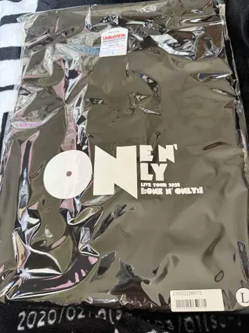 ONE N' ONLY 티셔츠 블랙 L 사이즈