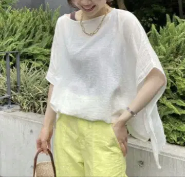 스픽앤스팬 더블 거즈 판초 풀오버