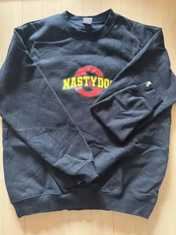 NASTYDOG 블랙 맨투맨